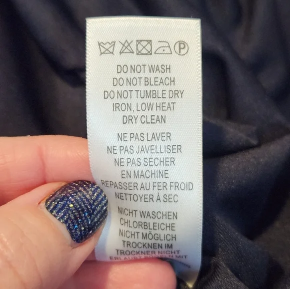 Adrianna Papell Cap Sleeve Full Lace Flared Cocktail Dress Navy Blue, Size 10 - Picture 10 of 11